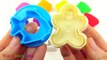 Fun Creative for Kids with Play Dough Sea Shells and Cookie Cutters Animal Molds