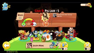 Angry Birds Epic: Cave 9, The Pig Lair 4, Wensday Dungeon: Floating HogHouse, GamePlay Wal