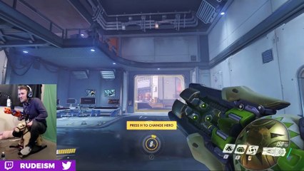 Overwatch: Orisa played with a Rocking Horse & Nerf Gun