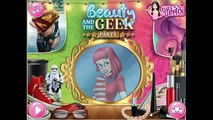 Disney Princess Anna Ariel Jasmine Beauty And The Geek Party Dress Up Game for Kids