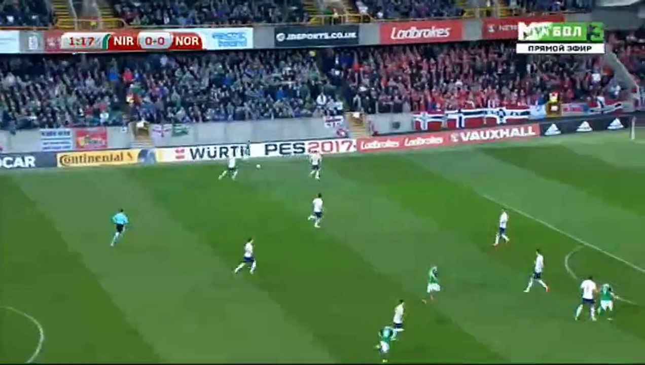 Jamie Ward Goal HD - Northern Ireland 1-0 Norway 26.03.2017
