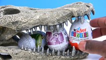 Utube Kids 01 - Kinder Giant Crocodile Crashes Surprise Egg Opening Toys Good Dinosaur Sta