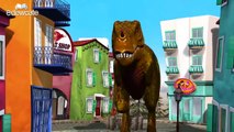 Gaint Dinosaurs Finger Family For Kids and Toddlers T-REX Cartoon Nursery Rhymes For Child