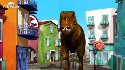 Gaint Dinosaurs Finger Family For Kids and Toddlers T-REX Cartoon Nursery Rhymes For Child