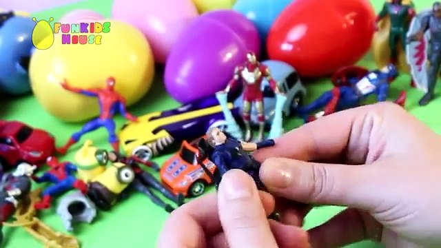 Диво гигант сюрприз Добрее яйцо Игрушки Открытие Мстители человек-паук капитан Америка килектор