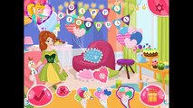 Disney Birthday Party - Princess Elsa Anna Rapunzel Cinderella and Snow White Game for Kid