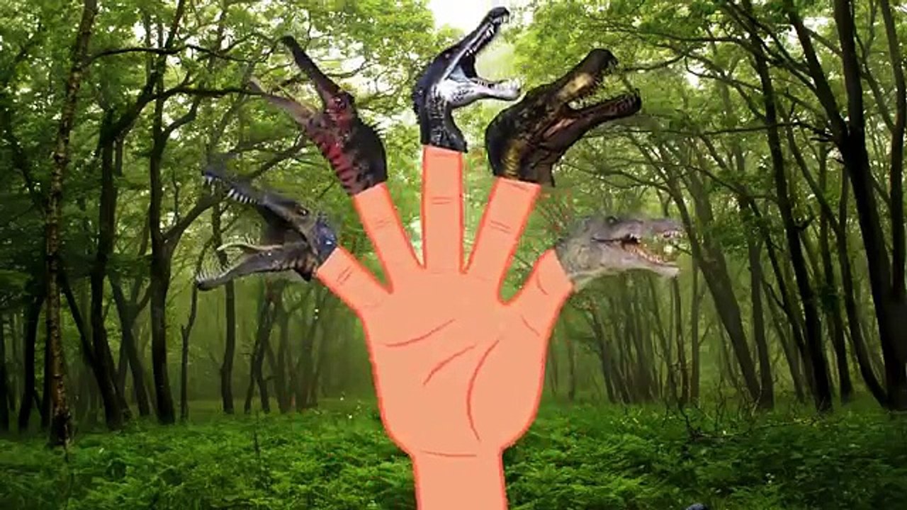 По бы динозавр Семья палец питомник рифмы Спинозавр 3d kidsw