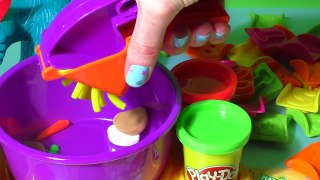 Play Doh Chef Cookie Monster Letter Lunch Learn the ABC Alphabet With Cookie Monster Play