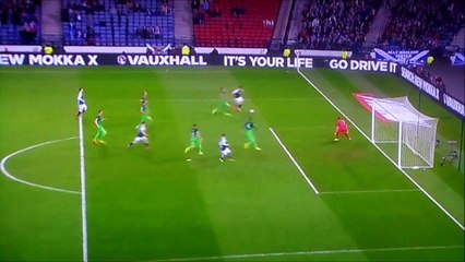 Leigh Griffiths Hits The Crossbar vs Slovenia!
