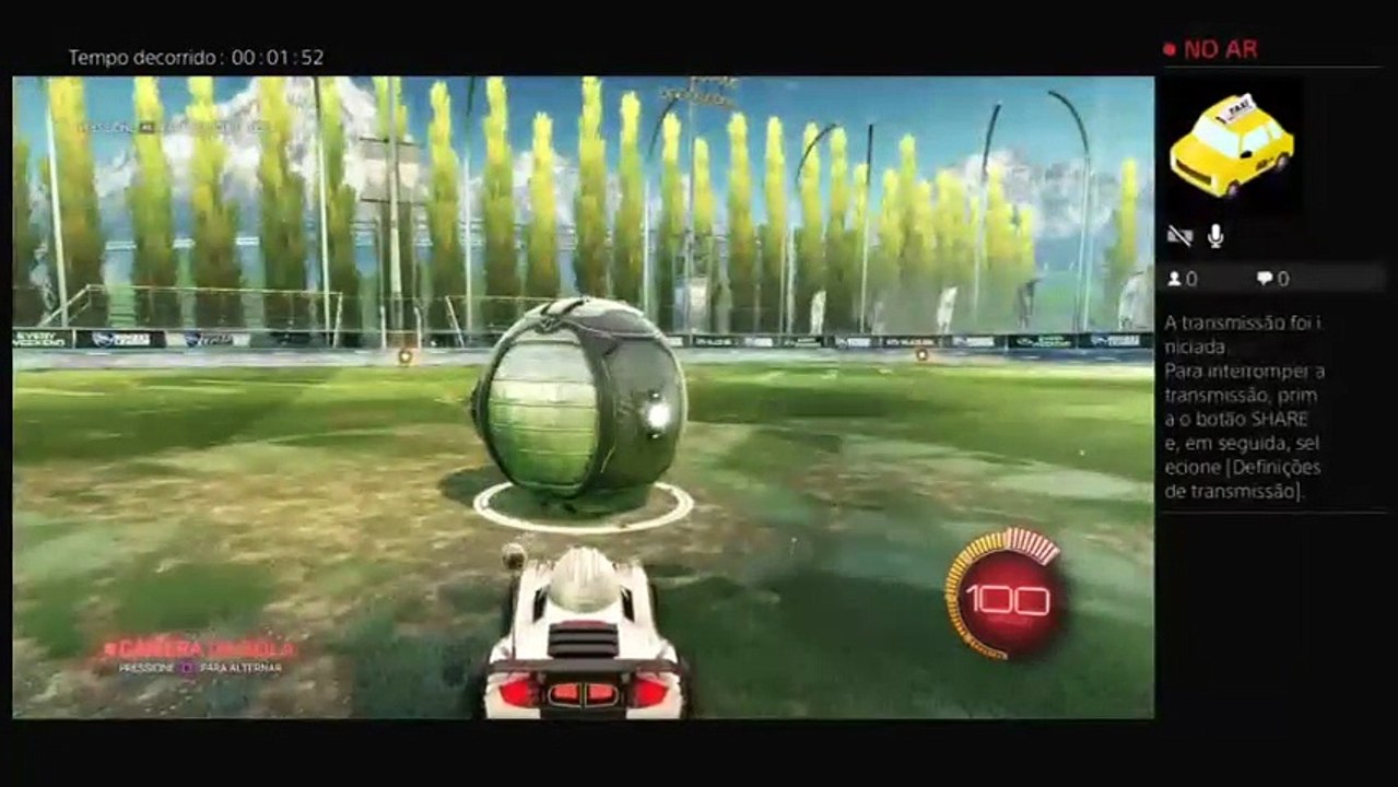 Rocket leage treinamento wall drag (23)