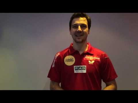 Timo Boll's Table Tennis Star Shot Acceptance Speech
