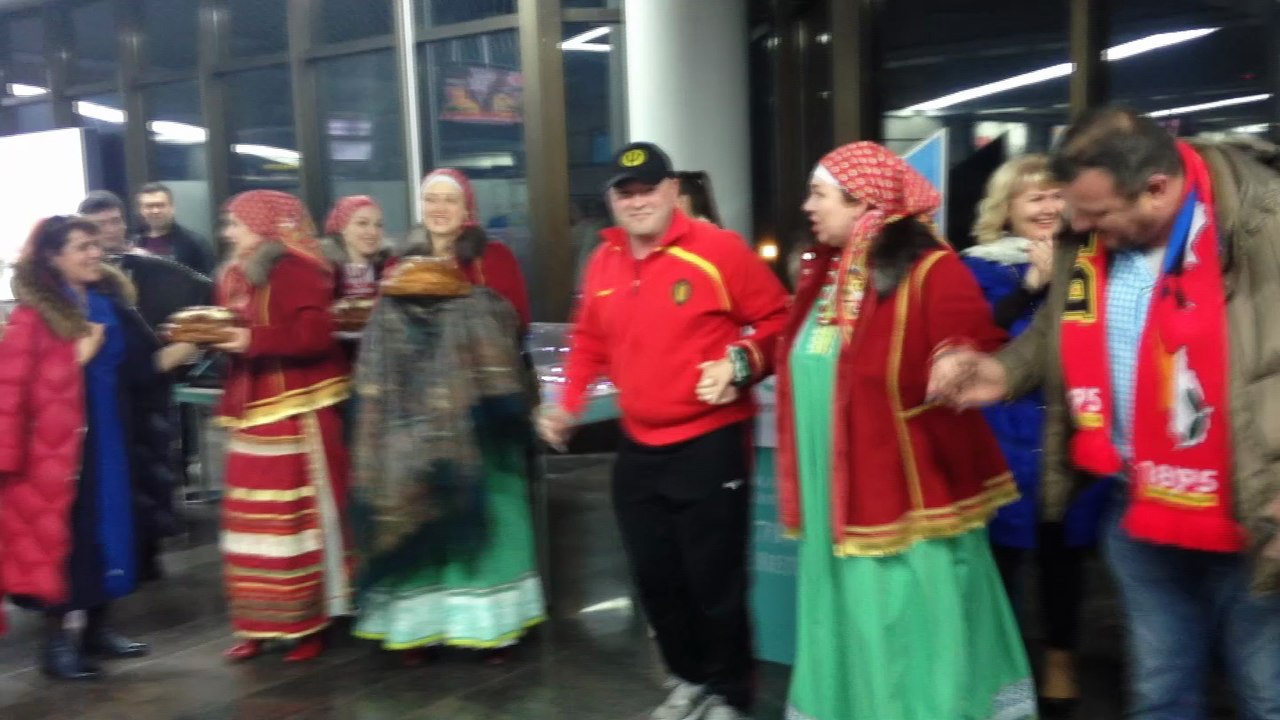 Les supporters des Diables rouges bien accueillis à Sotchi