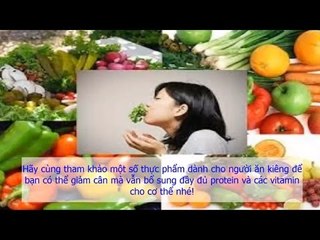 Một số thực phẩm dành cho người ăn kiêng