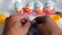 Surprise Eggs Kinder Joy Race Car Chupa Chups Surprise #5 with Disney Plane
