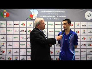 CALDERANO Hugo Global Junior Circuit Finals Interview