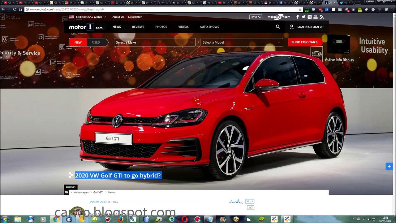 PHOTOSHOP New 2020 Volkswagen Golf MK8 GTI Hybrid 400 hp @ Golf GTE Sport Concept #GOLF8