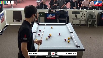 16_17 FINALE JUNIORS ST ROMAIN EN GAL  QUENTIN RAYMOND VS LECHER