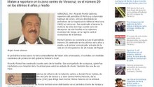 En Veracruz matan periodistas