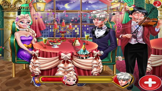 Disney Princess Frozen Elsa Hot Date - Elsa and Jack Frost Dress Up and Make Up Game for K