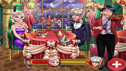 Disney Princess Frozen Elsa Hot Date - Elsa and Jack Frost Dress Up and Make Up Game for K