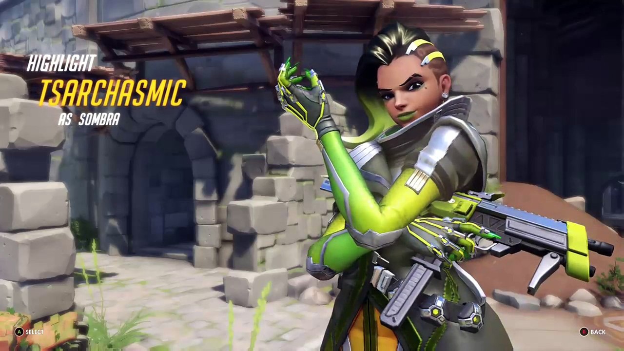 Overwatch: I've been having fun with Sombra recently, and this is the single most rewarding play I've ever made.