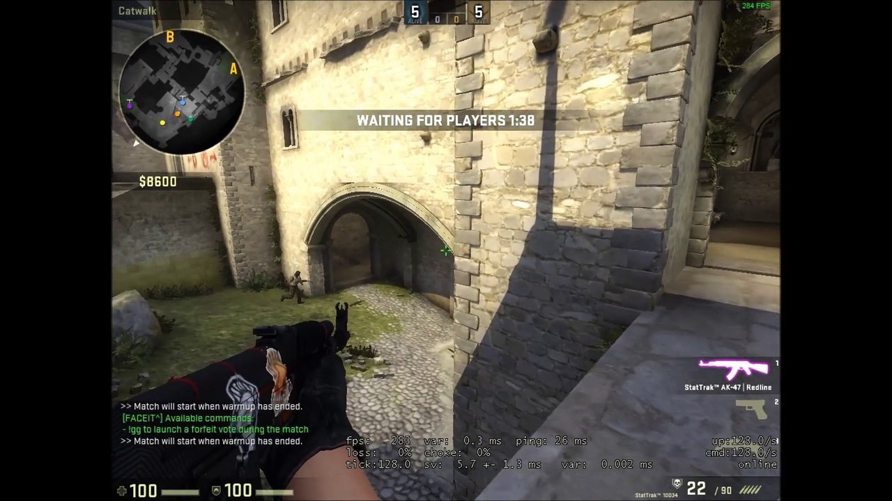CSGO: There is a ghost on de_cbble.