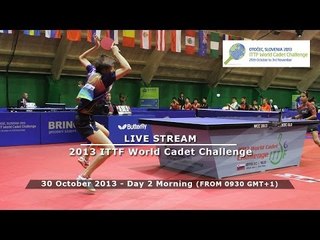 2013 ITTF World Cadet Challenge - Day 2 Morning Session