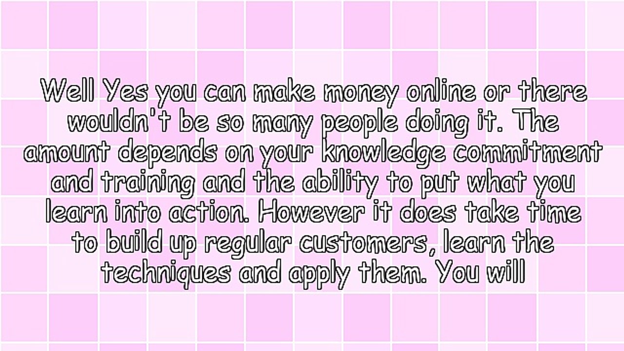 A Simple Starting Point Online