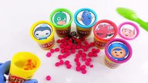 Disney Junior PJ Máscaras de Nickelodeon Equipo Umizoomi Play-Doh Huevos Sorpresa de Hidromasaje Aprender los Colores!