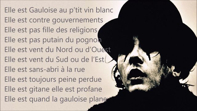 Damien Saez - Mon Européenne (Paroles)