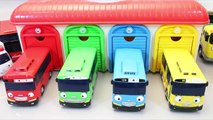 Tobot Car Carrier Tayo The Little Bus English Learn Numbers Colors Toy Surprise Eggs