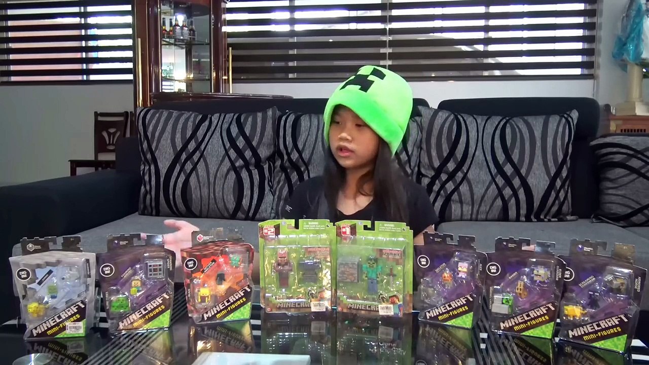 LEGO MINECRAFT Collection & Minecraft Surprise Toys Review