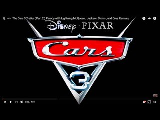 Pixar Cars 3 Official Trailer of Lightning McQueen Parodies and Predictions of what is to come !!