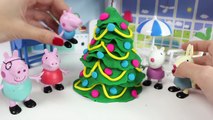 Play Doh Peppa Pig Christmas Tree: Make Beautiful Christmas Tree with Play-Doh-Twinkle Lit