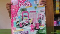 Mega Bloks Barbie Build N Style Luxury Mansion with Barbie dolls - Barbie Life in the Drea
