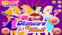 Disneys Got Talent - Disney Princess Elsa Rapunzel Aurora Snow White Game For Girls