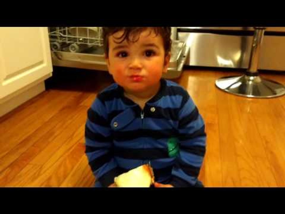 Big Brother Tricks Sibling Into Munching Raw Onion