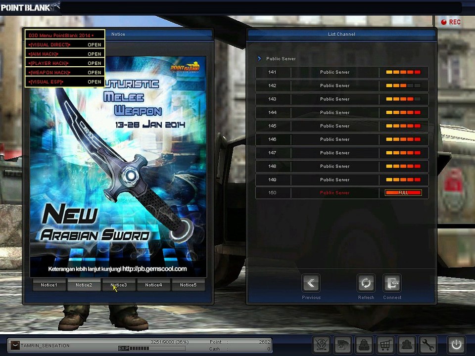 TAMRIN_SENSATION WH, esp namE, aiM LOck heaD, ghosT, anTI VK