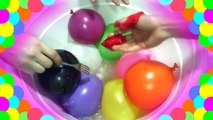 EXPLODING WATER BALLOONS Learn Colors Finger Family song for Kids Babies Toddlers and Chil