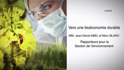 Vers une bioéconomie durable - cese