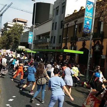 Thousands Parade Through Santiago's Streets to Protest National Pension System