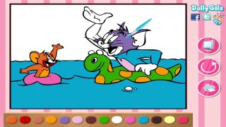 Coloring Pages Tom and Jerry / Kids Animation / Coloring Book / Learn Colors / Compilation