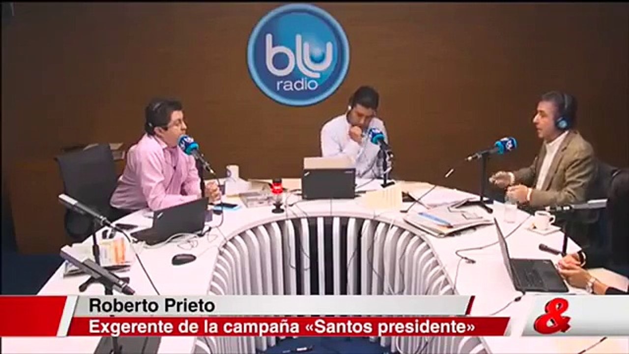 Por que razon Roberto prieto gerente de campaña de Santos Presidente, No esta preso?