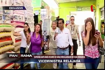 Viceministra relajada: Eufrosina Santa María Rubio incurrió en varias irregularidades en plena emergencia