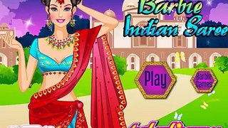 Barbie Indian Sari (Saree) dressup - barbie dressup games for girls - in english (new epis
