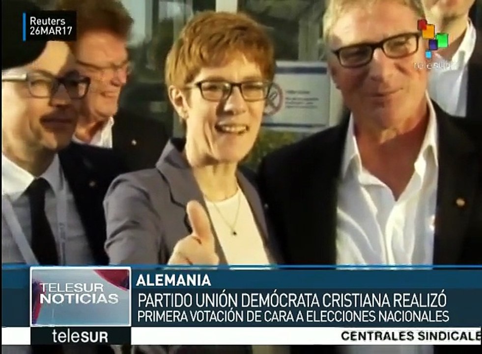 Partido de la canciller Ángela Merkel refuerza posiciones en Alemania