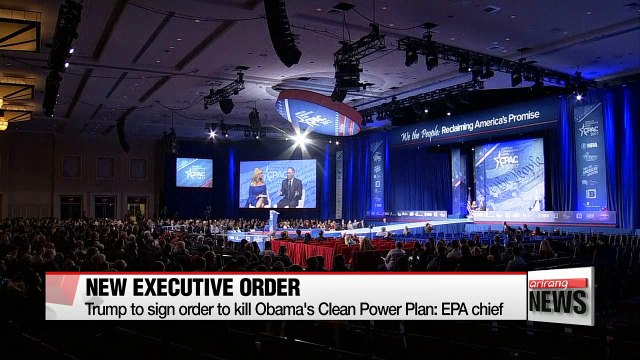 Trump to sign order to scrap Obama's Clean Power Plan: EPA chief