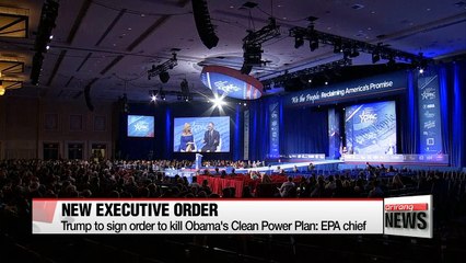 Trump to sign order to scrap Obama's Clean Power Plan: EPA chief