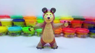 И медведь цвета доч английский весело в в в в Дети Узнайте Урок Мас массы маша играть сюрприз в игрушка с