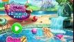 Sleeping Princess Swimming Pool - Princess Aurora Shower, Pool, Cocktail Games For Kids